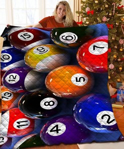 Add Your Name to this Billiard Quilt Bedding Set - Perfect for Home Decoration