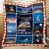 Add Some Adventure to Your Bedroom with Personalized Camping Quilt Bedding Set