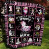 Add Nurse Unicorn Quilt Bedding Set Blanket to Your Collection, Gifts for Family