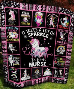 Add Nurse Unicorn Quilt Bedding Set Blanket to Your Collection, Gifts for Family