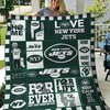 Add New York Jets Quilt Bedding Set Blanket to Your Collection, Gifts for Family