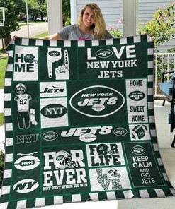 Add New York Jets Quilt Bedding Set Blanket to Your Collection, Gifts for Family