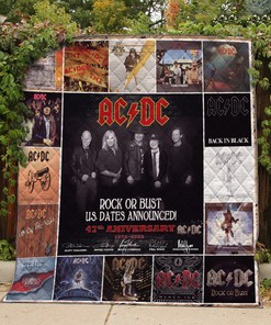 Ac/Dc Quilt Bedding Set Bedroom Decor, Gifts for Family