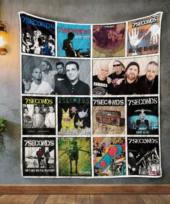 7Seconds Album Covers Personalized Quilt Blanket Bedding Set, Great for Home Decoration and Family Gifts