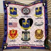2Nd Brigare Combat Team Blanket Quilt Bedding Set Bedroom Decor, Gifts for Family