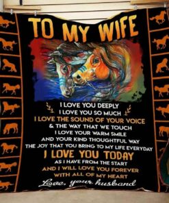 To My Wife I Love You Deeply Customizable Quilt Bedding Set for Family Gifts