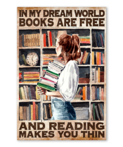Alternative view of Books Are Free & Reading Makes You Thin