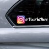 Instagram Car Decals