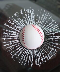 Baseball Break Glass Car Window Sticker