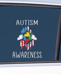 Autism Child Awareness Sticker - Waterproof Autism Acceptance Decals for Cars, Laptops and Windows