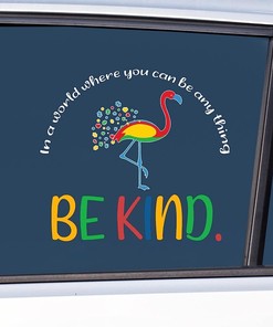 Be Anything Autism Awareness Decal - Vinyl Stickers for Sports Cars, SUVs and Pickup Truck Windows