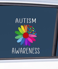 Weather Resistant Autism Awareness Car Decal - Autism Parent Vinyl Stickers for Car and Computer Windows