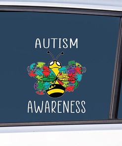 Autism Mom Vehicle Stickers - Autism Awareness Rainproof Decals for Car Windows