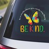 Be Anything Autism Awareness Car Decal - Autism Warrior Rainproof Sticker for Car Doors and Trucks