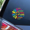 Stand Out Autistic Support Sticker - Why Fit In When You Were Born to Stand Out Decal for Cars