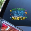 Car Decals for the Special Teacher - Vinyl Autistic Love Support Decal for Car Doors and Windows