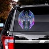God Has You in His Arms I Have You in My Heart Car Decal Sticker, Memorial Jesus Cross Angel Wings Car Decal