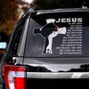 Jesus is My God My King My Lord My Savior Vinyl Transparent Car Sticker, Jesus is My Everything Car Sticker