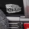 In GOD we Trust Decal Sticker - Vinyl UV Decals For Cars Trucks Vans SUVs Windows Walls Cups Laptops
