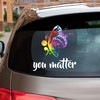 Suicide Prevention Awareness Butterfly You Matter Car Sticker Decal, Suicide Prevention Awareness Vinyl Decal