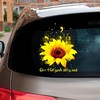 Suicide Awareness Decals - Sunflower Semicolon Don't Let Your Story End Car Decal