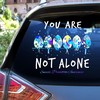Suicide Awareness Decals - Cartoon Bird You are Not Alone Car Decal Sticker, Suicide Awareness Bird Car Door Sticker