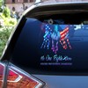 Suicide Awareness American Horse No One Fights Alone Car Decal, Happy Independence Day Horse Car Decal, Suicide Prevention Awareness Car Sticker