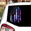Suicide Prevention Awareness Decals American Flag Transparent Car Decal, Suicide Prevention Awareness Fight Car Door Sticker