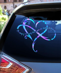 Suicide Awareness Heart Infinity Your Life Matters It's Okay If The Only Thing You Do Today is Breathe Car Door And Window Vinyl Decal