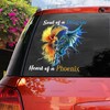 Soul Of A Dragon Heart Of Phoenix Car Sticker Mythical Sword Legend Car Decal Sticker
