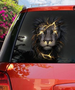 Jesus Car Sticker God Lovers Lion Lightning The King Savior Christian Car Decal Stickers