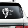 Jesus Christ The King Car Sticker Christian Car Door Window Vinyl Decals