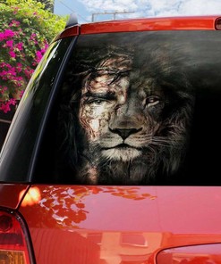 Christian Lion God Car Sticker Jesus Take The Wheel Religious Faith Car Decal Vinyl Sticker