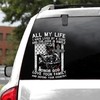 All My Life Honor God Love Your Family Car Stickers Proud Firefighter Thin Red Line Truck Windows Decals