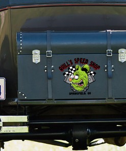 Alternative view of Personalized Hot Rod Rat Fink And Kustom Vinyl Decals