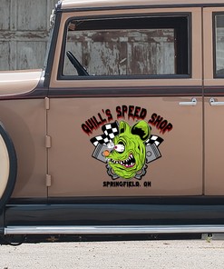 2-pack Eagle Racing Hot Rod Rat Fink Biker Motorcycles Tools Guns