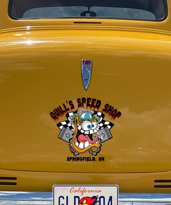 Alternative view of Stand Out On The Road With Personalized Hot Rod Monster Stickers