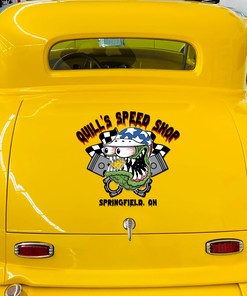 Alternative view of Enhance Your Hot Rod With Personalized Monster Car Door Decals