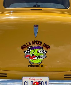Alternative view of Personalized Hot Rod Monster Vinyl Decals For Car