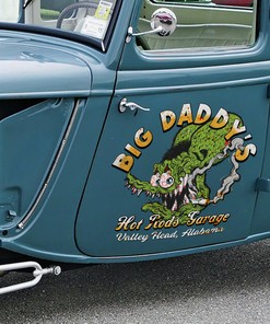 Alternative view of Stand Out With Personalized Rat Fink Vinyl Sticker - Customized Graphics