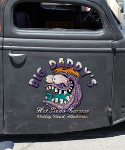 Alternative view of Personalized Hot Rod And Custom Speed Shop Vinyl Wrap Stickers