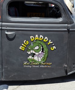 Alternative view of Personalized Hot Rod And Custom Speed Shop Vinyl Wrap Decals