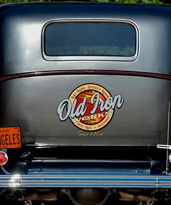 Alternative view of Personalized Hot Rods Rat Rods And Street Rods Vinyl Sticker