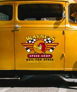 Alternative view of Personalized Hot Rod - Rat Rod Stickers For A Unique Automotive Statement