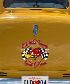Alternative view of Hot Rod Vinyl Decals - Custom Graphics With Mr. Horsepower Design