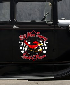 Alternative view of Mr. Horsepower Vinyl Wrap For Rat Rods - Transform Your Car'S Appearance