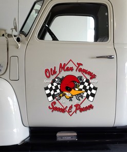 Alternative view of Large Hot Rod Decals - Stand Out With Mr. Horsepower Graphics