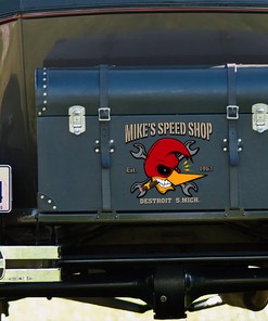 Alternative view of Personalized Mr. Horsepower Decals - Custom Hot Rod Graphics