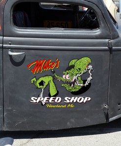 Alternative view of Customize Your Vehicle With Personalized Rat Rod Monster - Vinyl Decals For Cars