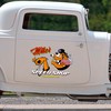 Customize Your Style With Personalized Rat Rod Monster - Large Vinyl Decals For Cars